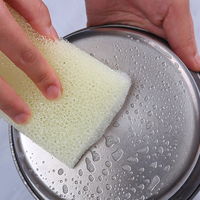 Éponge à récurer pour vaisselle éponge de nettoyage de cuisine tampons pores fins éponge filtrante imitation luffa