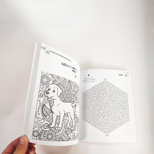 Impresión de Libros de Actividades Personalizados con Rompecabezas de Laberinto de Sudoku y <span class=keywords><strong>Crucigramas</strong></span> de Inteligencia <span class=keywords><strong>para</strong></span> Niños - Product Image 2