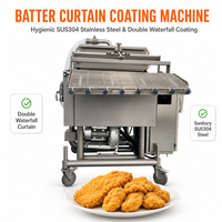 Machine automatique de poudrage de farine avec pompe pour ligne de production de tempura dans une usine alimentaire