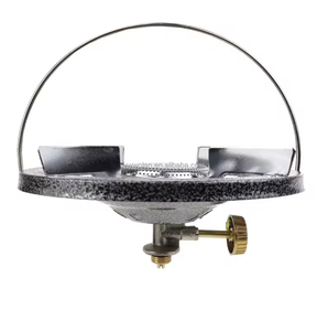 Réchaud de camping portable extérieur à gaz liquéfié, mini-brûleur en acier avec valve, petit réchaud à gaz pour cuisson - Product Image 2