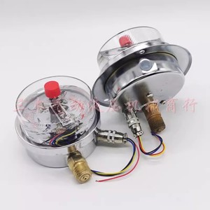 Manomètre de pression à contact électrique à bain d'huile, résistant aux vibrations et à assistance magnétique YNXC-100ZT, 40/60Mpa M20X1.5 - Product Image 3