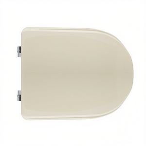 Asiento de inodoro para Pozzi Ginori Atena, forma de C, bisagras de expansión blancas, frente cerrado, diseño minimalista, para uso en baño - Product Image 3