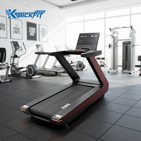Tapis roulant commercial de haute qualité avec écran tactile, équipement de fitness cardio pour salle de sport commerciale