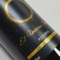 Logo personnalisé étiquette de vin rouge auto-adhésif feuille d'or UV artisanat matériau étanche avec autocollant adhésif permanent