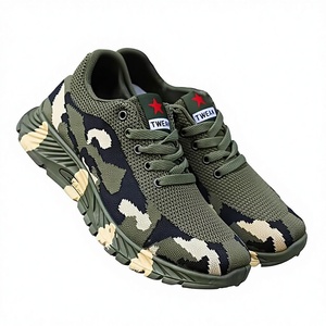 Baskets décontractées tendance pour hommes, respirantes, légères, confortables, en maille, à lacets, camouflage, printemps-été - Product Image 1