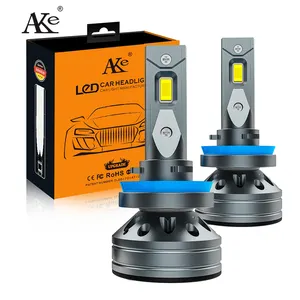 AKE F9A 50Wh11ledヘッドライト6000K5000Lmフォーカスled h1 h3 h4 h7 h8 h9 9005 hb3 9004 hb4 9012 hir2 luces led h4 para automovile