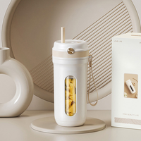 Nieuwe multifunctionele reis- en huishoud-smoothiemaker, fruitpersfles, ijsblender met 10 messen, draagbare mixbeker