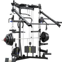 Venta al por mayor de fábrica gimnasio comercial multifuncional entrenador Cable Crossover Smith máquina para el hogar Fitness entrenamiento integral