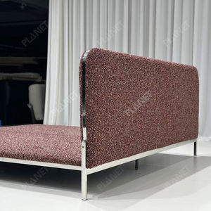 Recién llegado, muebles modernos de lujo para el hogar, marco de cama de madera maciza de roble con plataforma de Panel, cama de estilo de madera maciza - Product Image 4