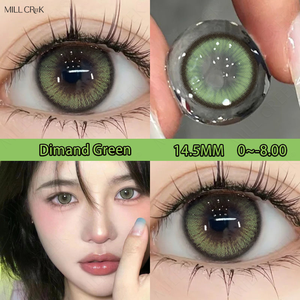 Lentilles de contact en gros effet diamant scintillant – 5 teintes populaires : <span class=keywords><strong>marron</strong></span>, vert, gris, violet, <span class=keywords><strong>bleu</strong></span> – Agrandissement naturel – OEM - Product Image 3