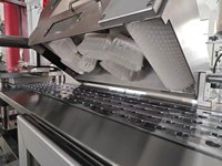 Machine d'emballage sous blister automatique électrique DTOP DPP 160 en aluminium et PVC pour bonbons, capsules et comprimés de qualité alimentaire, conforme aux normes GMP