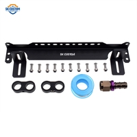 Kit de radiateur de refroidissement d'huile en aluminium SK CUSTOM 13 rangées pour moteur BMW N20 N26 N51 N52 N53 N54 N55 avec thermostat de 80 à 90 degrés