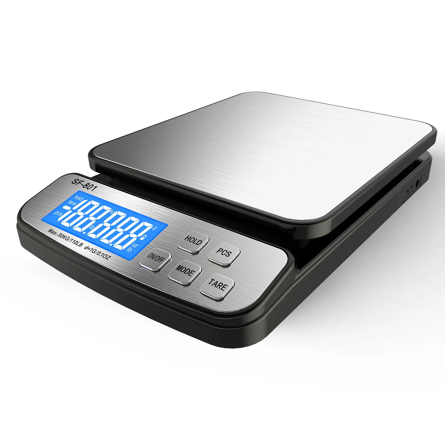 Báscula electrónica Digital portátil, balanza de SF-801, gran oferta