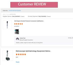 Ophthalmoscope à piles, équipement ophtalmique, rétinoscope à stries SR-24B, ensemble d'ophtalmoscope avec ampoule LED, batterie rechargeable - Product Image 4