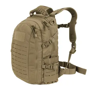 Mochila Oxford tática para homens, mochila de combate tan 25L 900D à prova d'água, ideal para caminhadas