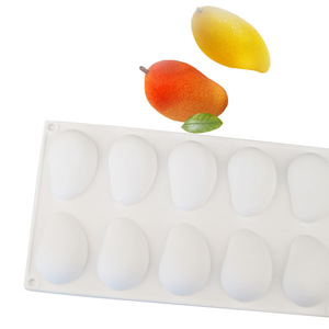 Banana Jelly Mousse Cake Mold 12 Cavity Silicone Baking Mold For DIY Desserts Home Use - Product Image 3