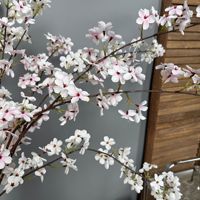 Bunga Sakura Buatan Tangan Berkualitas Tinggi dari Kain Sutra Realistis untuk Dekorasi Pernikahan, Hari Ibu & Rumah