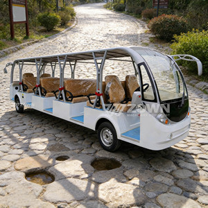 รถเที่ยวชมเมืองไฟฟ้าแบบชาร์จเร็ว 11 ที่นั่ง รถบัสแบตเตอรี่ลิเธียมสำหรับโรงแรม - Product Image 2