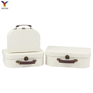 Tùy Chỉnh Màu Be Khâu Handmade <span class=keywords><strong>Craft</strong></span> Đồ Chơi Hộp Giấy Tông Vali Nhà Sản Xuất - Product Image 2