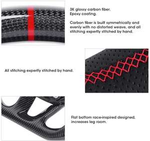 พวงมาลัยคาร์บอนไฟเบอร์ฐานแบนปรับแต่งคุณภาพตามต้องการสำหรับรถ <span class=keywords><strong>Audi</strong></span> A3 A4 A5 Rs3 Rs4 Rs5 Rs6 Rs7 S3 S4 S5 S6 S7 2017ถึง<span class=keywords><strong>2023</strong></span> - Product Image 4