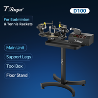 Machine à cordage de raquettes de tennis et de badminton électrique intelligente, professionnelle, portable, avec écran LCD vertical et fonction de mémoire