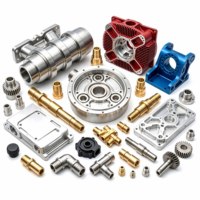 Piezas de Aluminio 6061 Anodizadas, Mecanizadas por Torno y Fresadora, Mecanizado CNC, Micromecanizado, Personalizado, OEM