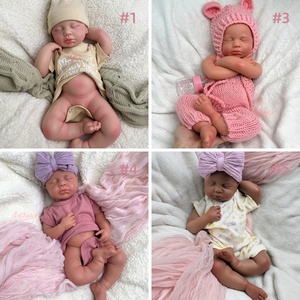 Custom Luxe Kunstenaar Siliconen Reborn Baby Knuffel Verzamelobjecten Groothandel Open Mond Herboren Poppen Voor Galerijen En Tentoonstellingen - Product Image 2