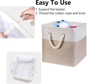 Panier de rangement pliable en tissu pour enfants Citylife, idéal pour l'organisation domestique et le linge - Product Image 2