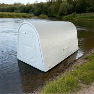 โรงแรมแคปซูลเป่าลมสองชั้นสำหรับกลางแจ้ง ใช้ได้ทุกฤดู กันน้ำ ผลิตจาก PVC เคลือบอย่างดี พร้อมเต็นท์เปิดอัตโนมัติรวดเร็ว - Product Image 2