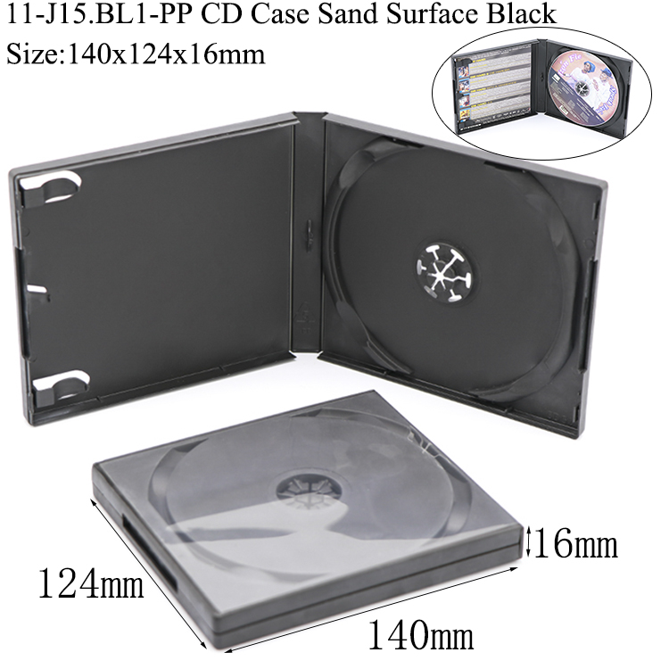 J15:16mm 1-PP CD Case Black