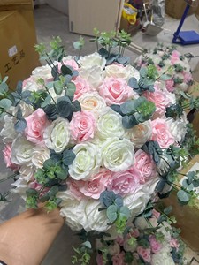 Arreglo Floral para Ceremonia de Boda, Camino de Flores con Rosas y Orquídeas Rosadas - Product Image 6