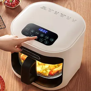 Friteuse électrique sans huile facile à nettoyer 4,5 L Friteuse à écran tactile multifonctionnelle attrayante en vente directe en usine