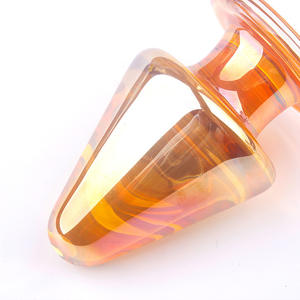 จุกเสียบก้นแก้วคริสตัลทรงแหลมขนาดใหญ่ เนื้อเนียน สำหรับผู้ใหญ่ - Product Image 2