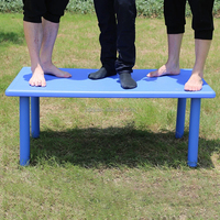 Juego de Mesa y Sillas Infantiles de Plástico Ecológico Moderno con Respaldo para Uso en Jardín de Niños y Escuela