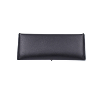 Noir microfibre tissu lunettes de soleil emballage papier boîte PU lunettes étui pochette lunettes de soleil emballage