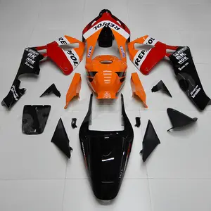 本田CBR600RR 03-04注塑摩托车车身黑色红色橙色Abs塑料全整流罩套件