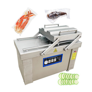Machine d'emballage <span class=keywords><strong>sous</strong></span> vide industrielle ORME à double <span class=keywords><strong>cloche</strong></span> horizontale pour nouilles aux champignons et gros œufs de caille pour l'alimentation - Product Image 1