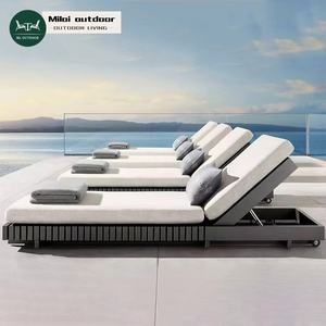 Tumbona para Exteriores, Muebles de Aleación de Aluminio, Sillas de Descanso para Playa, Piscina, Jardín, Tumbona Impermeable - Product Image 1