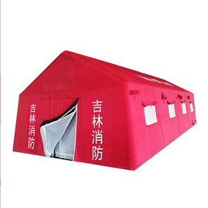 เต็นท์ทางการแพทย์มีกรอบอลูมิเนียมขนาดใหญ่ทนทานต่อลมผ้าอ๊อกซ์ฟอร์ดออกแบบให้พองได้สำหรับแคมป์ปิ้งบรรเทาภัยพิบัติ - Product Image 5