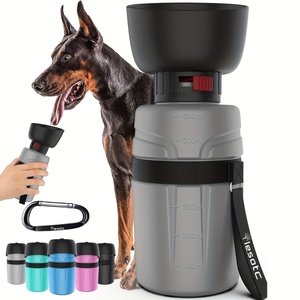 Macaron Portable Dog <b>Water</b> <b>Bottle</b> 600ml (21 Oz) Eco-Friendly <b>Foldable</b> Travel Pet <b>Water</b> <b>Bottle</b> - Product Image 6