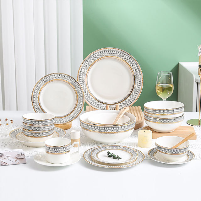 Modern Melamine Dinner Set Designer Melamine Plates Modern Dinner - Main Image