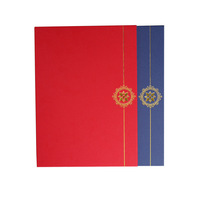 Carpeta de Presentación de Papel Cartón Resistente con Logotipo Personalizado, Funda para Certificado de Grado, Porta Diplomas de 8.5 x 11 Pulgadas