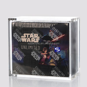 Espositore in Acrilico Trasparente Personalizzato SYP per Scatole Booster di <span class=keywords><strong>Star</strong></span> <span class=keywords><strong>Wars</strong></span> Unlimited, Custodia Protettiva UV - Product Image 6