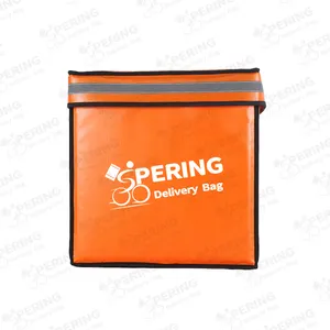ISO9001/BSCI mochila de entrega de alimentos com isolamento térmico logotipo personalizado para motocicleta, bolsa de entrega de fábrica OEM durável à prova d'água