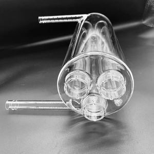 Chịu nhiệt độ cao thích hợp cho hai lớp lò phản ứng thạch anh Ống UV ống thủy tinh thạch anh - Product Image 3