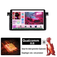 Lecteur DVD de voiture Android Jiawell 9 pouces, autoradio GPS WIFI Carplay Android Auto GPS écran tactile pour BMW Série 3 E46 98-15