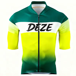 Maillot de cyclisme Zede à prix avantageux, respirant, coupe-vent, unisexe, imprimé multicolore, tendance, manches trois quarts pour cycliste - Product Image 2