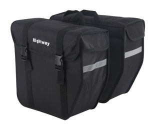 2025 nouveaux produits pliant <span class=keywords><strong>Double</strong></span> sacoche arrière sac vélo Transport vélo selle <span class=keywords><strong>chariot</strong></span> voyage sacoche cyclisme sacs sacoches - Product Image 1