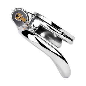 Candado de Castidad con Letra M FRRK, Jaula para Pene de Metal Plano, Dispositivo de Castidad, Candado para Pene, Jaula para Pene, Juguetes Sexuales para Hombres - Product Image 4