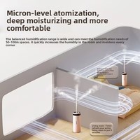 Humidificateur ultrasonique WANTU 16L avec brume et vapeur, purificateur intelligent pour usage domestique et hôtelier, matériau plastique, grande couverture de surface